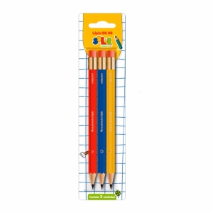 LÃPIS GRAFITE BIG BLISTER C/ 3 LÃPIS