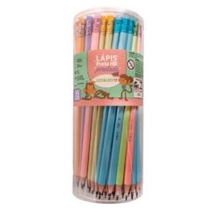  LAPIS 12 CORES PASTEL TREND LEOELEO 