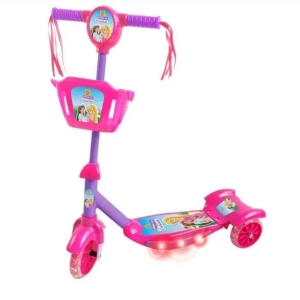 PATINETE COM CESTA LUZ E SONHO DE PRINCESA