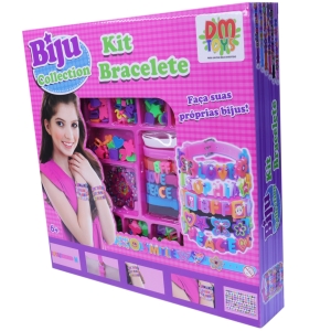 BIJU COLLECTION KIT BRACELETE - DM TOYS