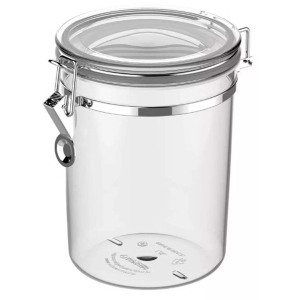 POTES HERMÃTICOS NAPOLI 1,6 LITROS COM PRESILHA TRANSPARENTE