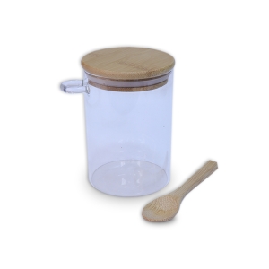 POTE VIDRO HERMETICO C/ COLHER 500ml