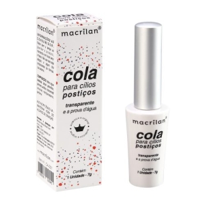 COLA CA-001 PARA CÃLIOS POSTIÃOS TRANSPARENTE MACRILAN