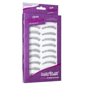 CÃLIOS POSTIÃOS CL312 - NATURAIS COM FIOS CURTOS E CRESCENTES