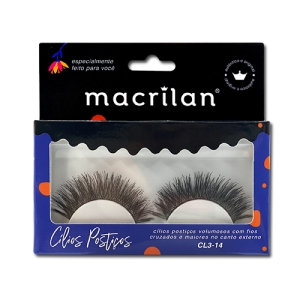 CÃLIOS POSTIÃOS CL3-14 ? VOLUMOSOS, FIOS CRUZADOS E MAIORES NO CANTO EXTERNO MACRILAN