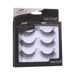 CÃLIOS POSTIÃOS CL503A - FIOS NATURAIS E ALONGADOS NO CANTO EXTERNO COM 3 PARES MACRILAN