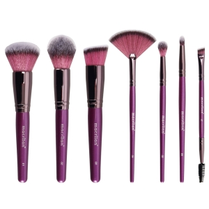 KIT VIOLET COM 7 PINCEIS PROFISSIONAIS PARA MAQUIAGEM