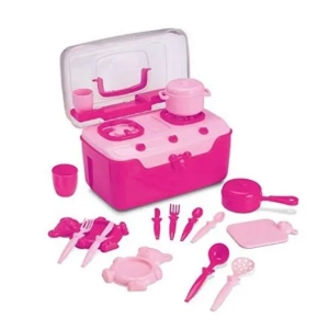 FOGÃO CIA - MALETA CONJ. COZINHA BRINQ. PLÃST.