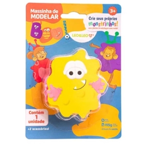KIT MASSA DE MODELAR  BUU LEO E LEO