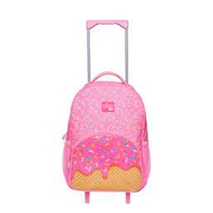 MOCHILA INFANTIL EM POLIÃSTER CANDY C/RODINHA 17 SORTIDA YINS