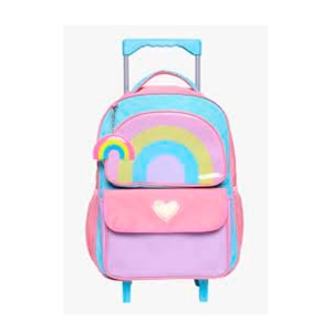 MOCHILA INFANTIL RAINBOW C/RODINHA 16 SORTIDA YINS