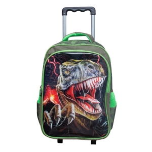 MOCHILA INFANTIL EM POLIÃSTER RAPTOR C/ RODINHA 17 SORTIDA YINS