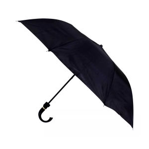 GUARDA CHUVA BENGALA PRETO AUTOMATICO EM POLIESTER 95CM