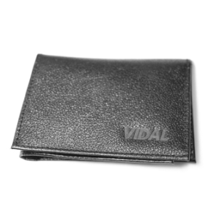 CARTEIRA MASCULINA EM COURO - PRETA