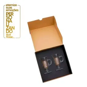 JOGO DE CANECAS PARA CAFÃ - 2 PCS - 130ML