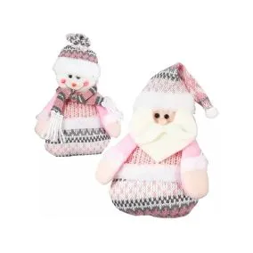PENDENTE BONECO TRICO ROSA 13CM X 17CM