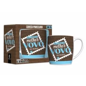 CANECA PORCELANA URBAN 300 ML FAMILIA - AVO O MELHOR