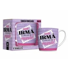 CANECA PORCELANA URBAN 300 ML FAMILIA - IRMA A MELHOR