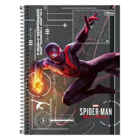 CADERNO UNIVERSITÃRIO SPIDER-MAN GAME 1 MATÃRIA - 80 FOLHAS