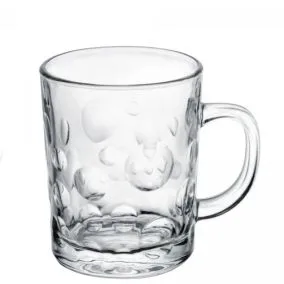CONJUNTO 2 CANECAS VIDRO BUBBLES 220ml 