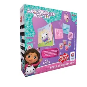 LIVRO A CASA MÃGICA DA GABBY COM MASSINHA ESTRELA 