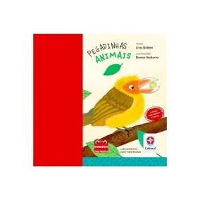 LIVRO PEGADINHAS ANIMAIS COM BLISTER 