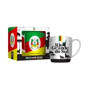 CANECA PORCELANA URBAN 300ML - RIO GRANDE DO SUL