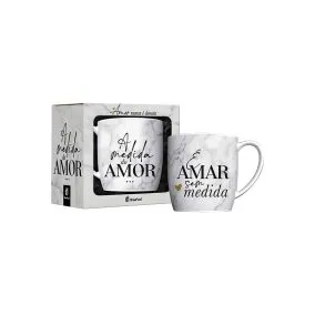 CANECA PORCELANA URBAN 300ML - AMOR SEM MEDIDA