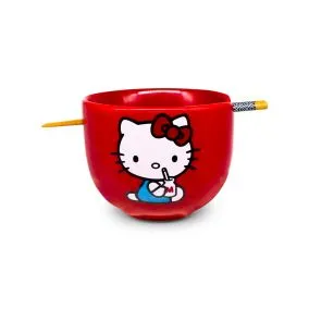 BOWL COM HASHI - HELLO KITTY 500ML