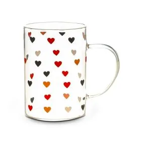 CANECA VIDRO LOVE 200ML
