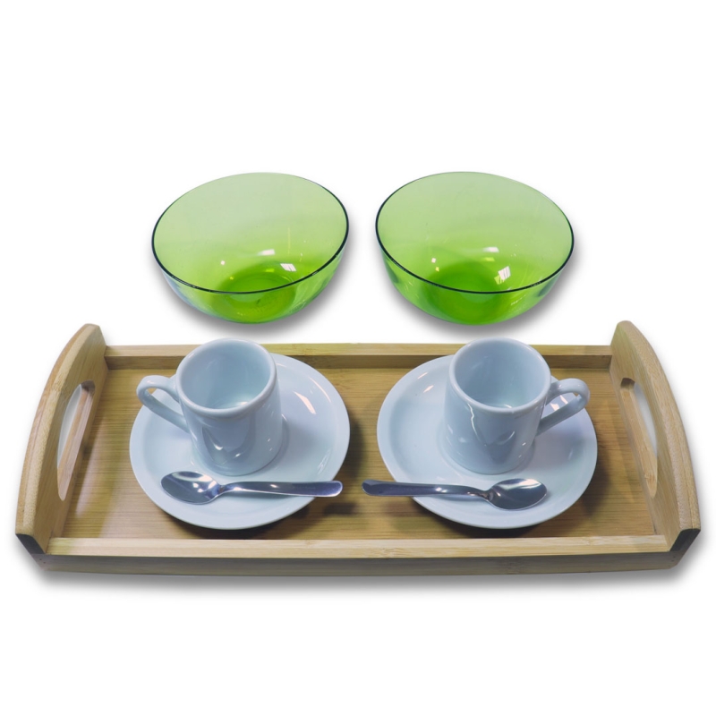 KIT PARA CAFEZINHO - 9 PEÇAS