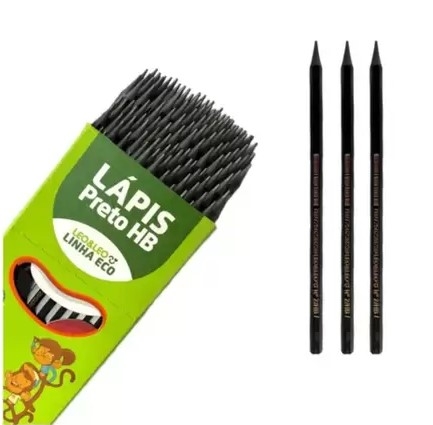 LÁPIS GRAFITE HB ECOLOGICO SEXTAVADO CAIXA LEOELEO