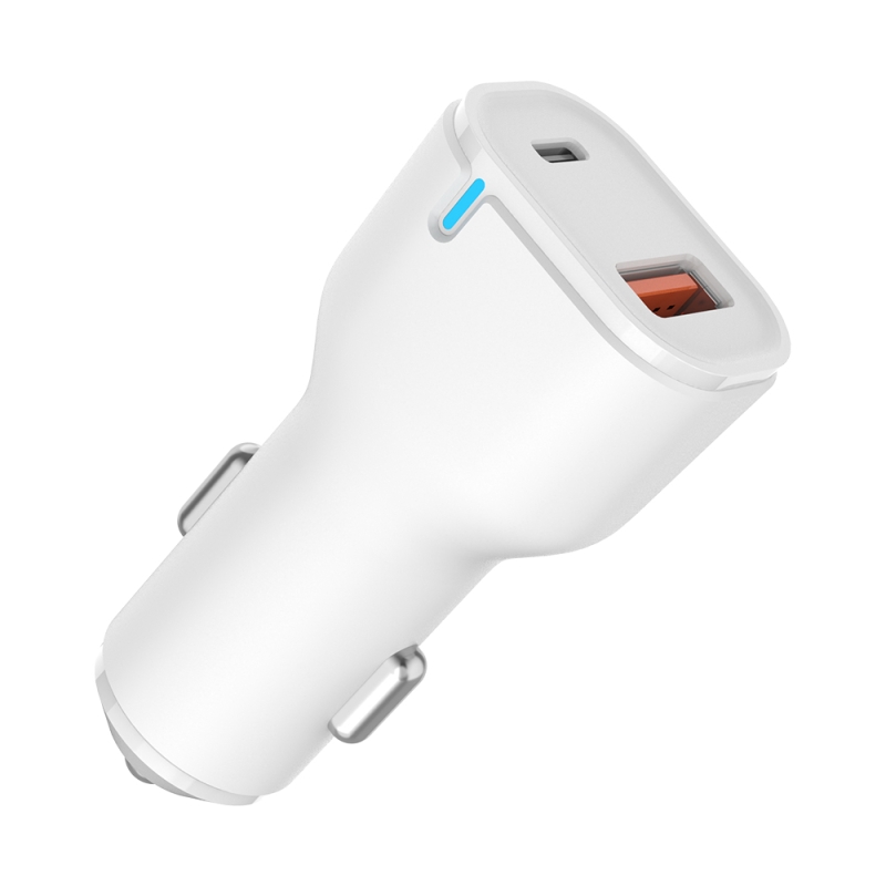 CARREGADOR VEICULAR ULTRA CHARGE TIPO C 1 USB BRANCO- VQ-C08 (PD20W+QC3.0)