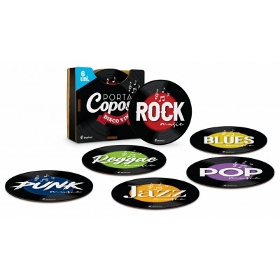 PORTA COPOS MDF 6 UN - VINYL DISC