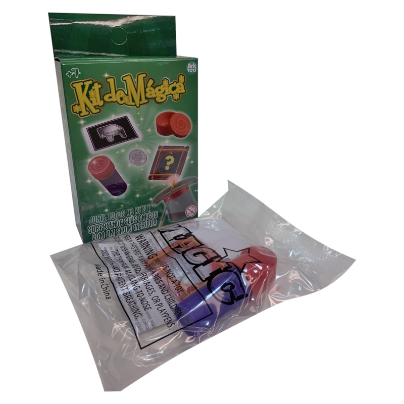 KIT DE MÁGICA INFANTIL COM 15 TRUQUES