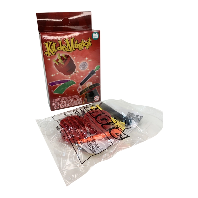 KIT DE MÁGICA INFANTIL COM 15 TRUQUES