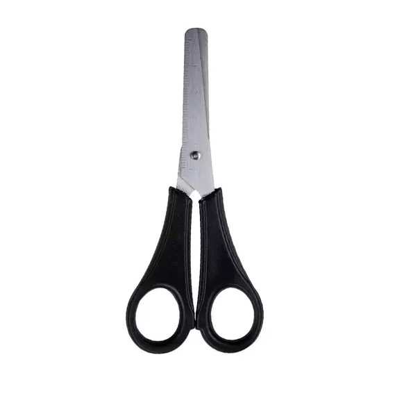 TESOURA ESCOLAR BLACK KIDS CABO PRETO