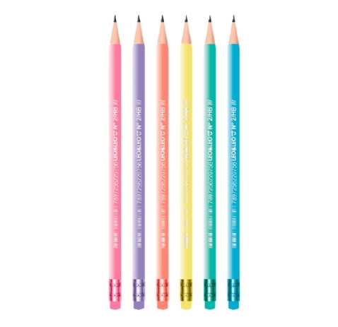  LAPIS 12 CORES PASTEL TREND LEOELEO 