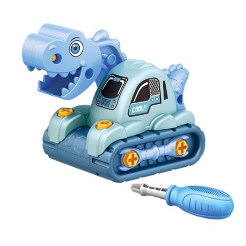 COLEÇÃO APRENDA A MONTAR DINO ESCAVADEIRA