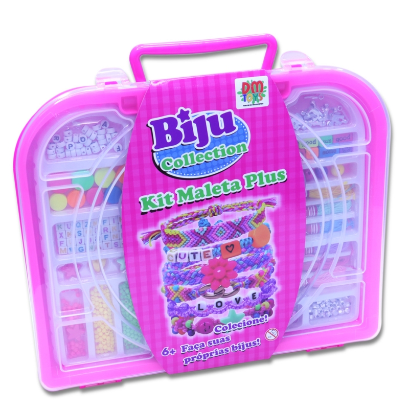 KIT BIJU COLLECT MALETA PLUS PULSEIRA MENINAS