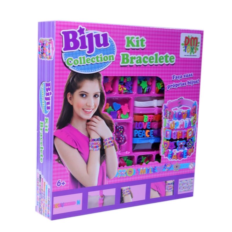 BIJU COLLECTION KIT BRACELETE - DM TOYS