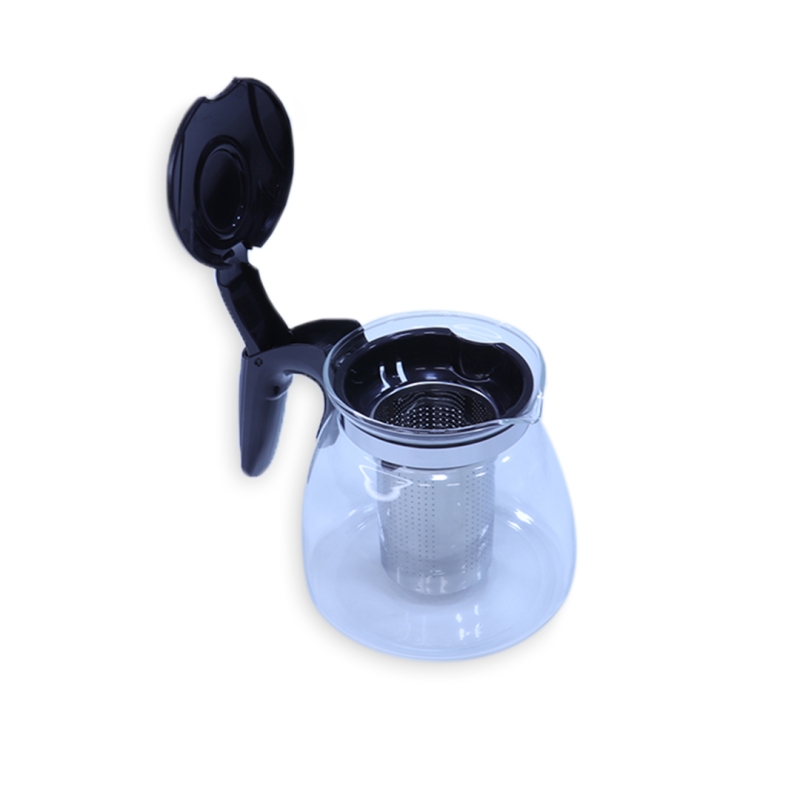 CHALEIRA BULE DE VIDRO COM INFUSOR DE CHÁ INOX 950ML