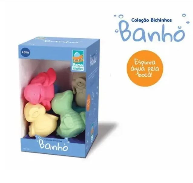 BICHINHOS FRUTOS DO MAR BRINQ. VINIL ROMA 