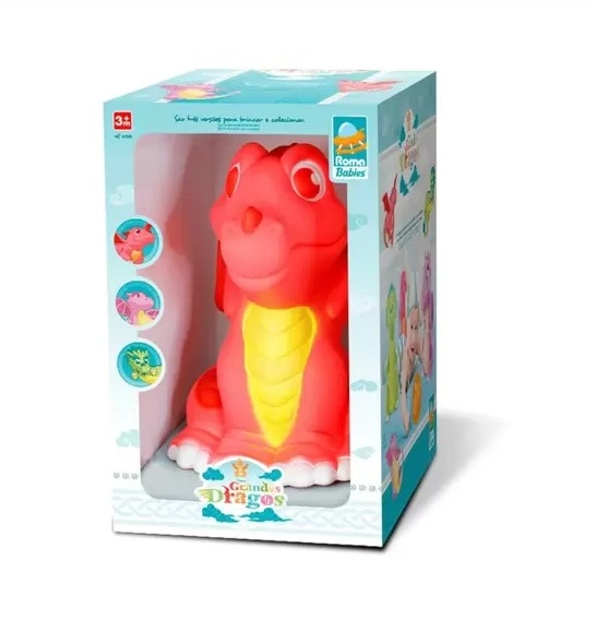 COLEÇÃO DRAGOS - GRANDES DRAGÃO BRINQ. VINIL