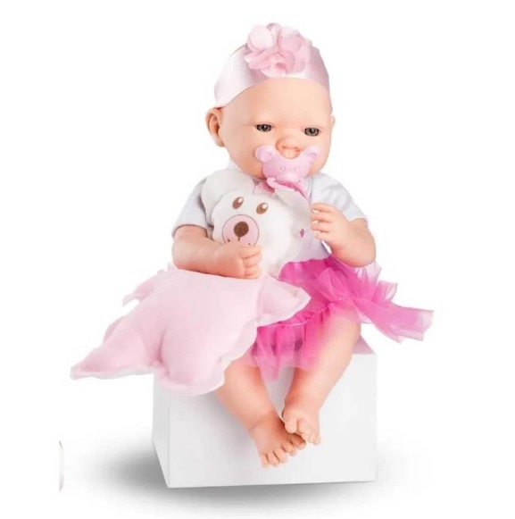 BEBÊZINHO REAL - PINK BRINQ. BONECA VINIL