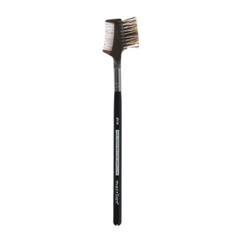 PINCEL B119 PROFISSIONAL PENTE E ESCOVA PARA CÍLIOS E SOBRANCELHAS MACRILAN - LINHA B