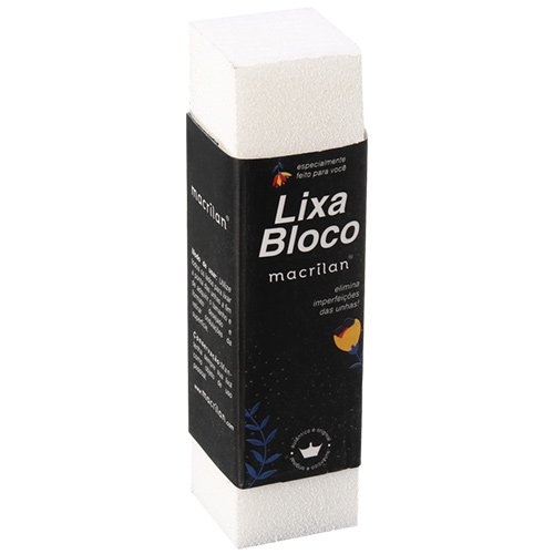 LIXA PARA UNHAS COM 4 LADOS PARA POLIMENTO E BRILHO MACRILAN