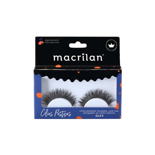 CÍLIOS POSTIÇOS CL3-5 - FIOS CRUZADOS MACRILAN