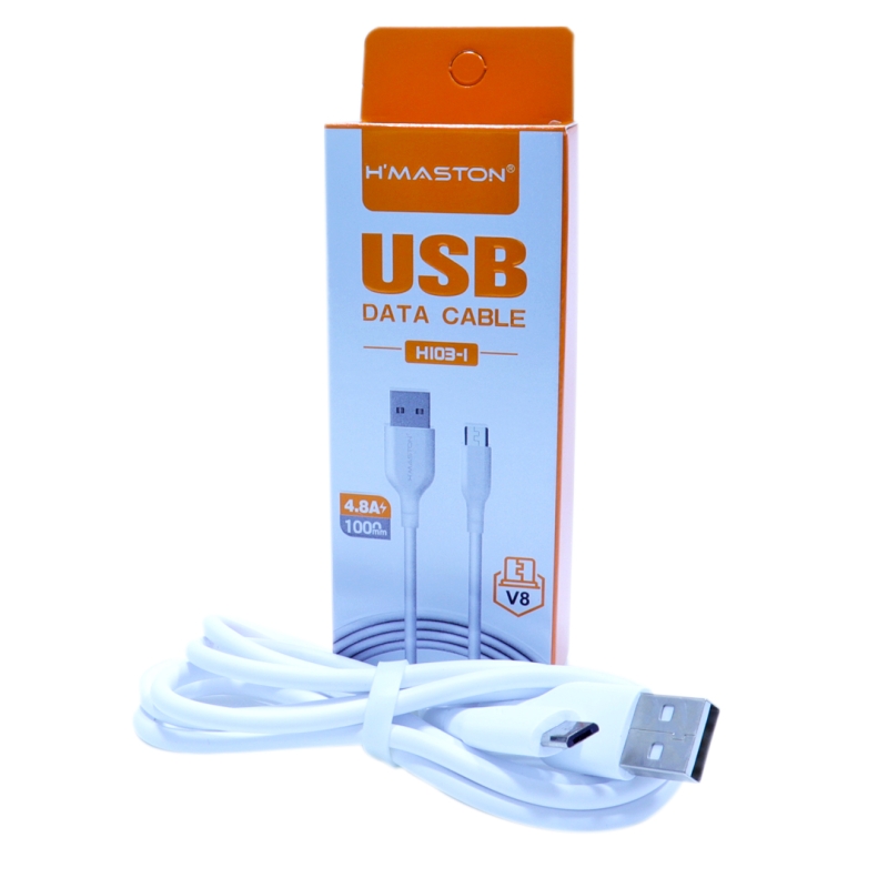 CABO DE DADOS H'MASTON PRO H103-1 MICRO USB V8