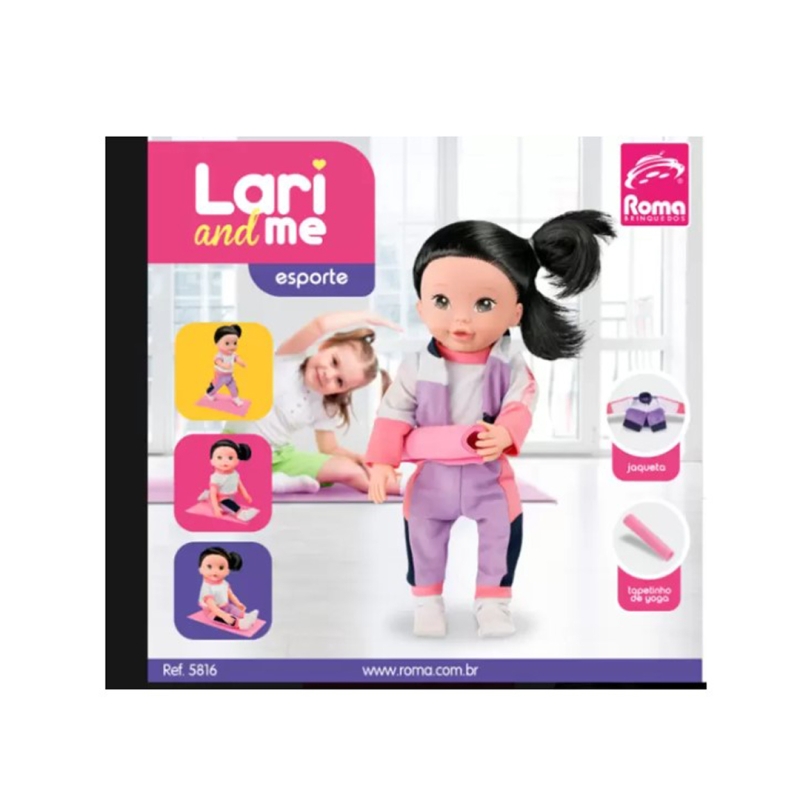 LARI AND ME - ESPORTE BRINQ. BONECA VINIL